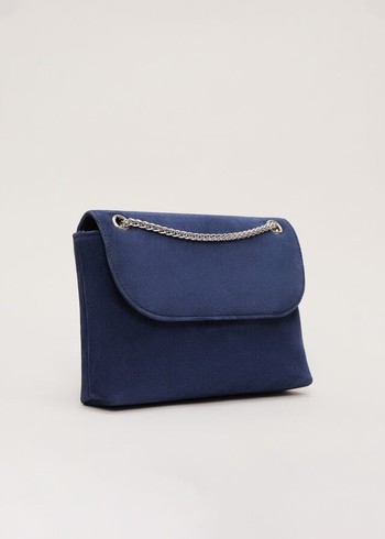 Phase Eight Navy Suede Bags Navy USA | 9684235-AO